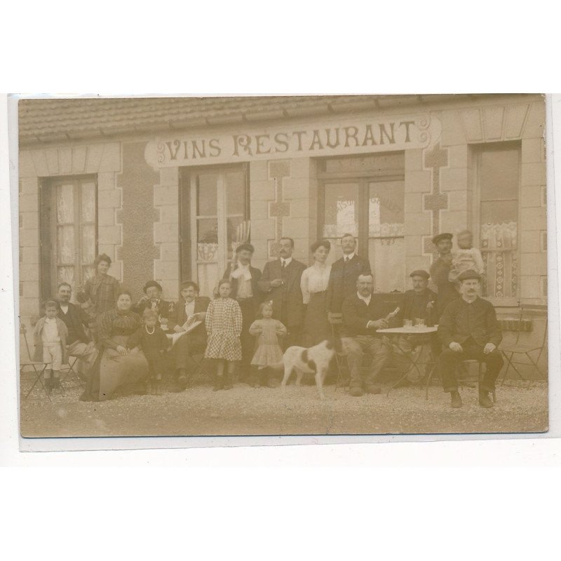 CARTE PHOTO A LOCALISER : cafe challet, vins restaurant - tres bon etat