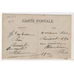 CARTE PHOTO A LOCALISER : paris(?)personnages, vins - tres bon etat