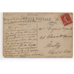 CARTE PHOTO A LOCALISER : paris(?) le maux, 2 billard vins cafe liqueurs tabac - etat