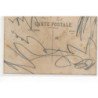 CARTE PHOTO A LOCALISER : paris(?) dejeuner 3, personnages - tres bon etat