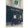 CARTE PHOTO A LOCALISER : paris(?) banque, societe generale - tres bon etat