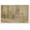 CARTE PHOTO A LOCALISER : atelier du photographe, militaires algeriens, edition de CPA, bijoux fix - tres bon etat
