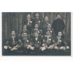 CARTE PHOTO A LOCALISER : equipe de football RCM montreuil(?) - tres bon etat
