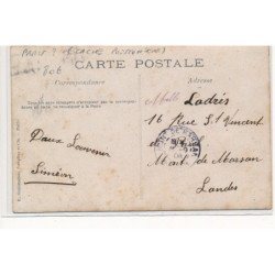 CARTE PHOTO A LOCALISER : paris(?) (cache poissonier), tabac, carte à jouer - tres bon etat