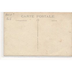 CARTE PHOTO A LOCALISER : paris(?) epicerie cremerie - tres bon etat