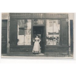 CARTE PHOTO A LOCALISER : mercerie mode à l'esperance, papeterie bonneterie lingerie nouveautés - tres bon etat