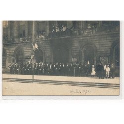 CARTE PHOTO A LOCALISER : fete - tres bon etat