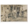 CARTE PHOTO A LOCALISER : ouvriers pierre cachet de seine et oise - tres bon etat