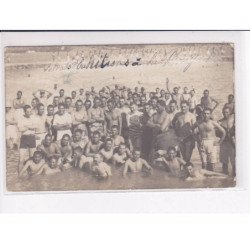 TAHITI / Nouvelle Calédonie / Ile des Pins / Iles Loyautés : lot de 5 cartes photo de militaires (guerre 14-18) - TBE