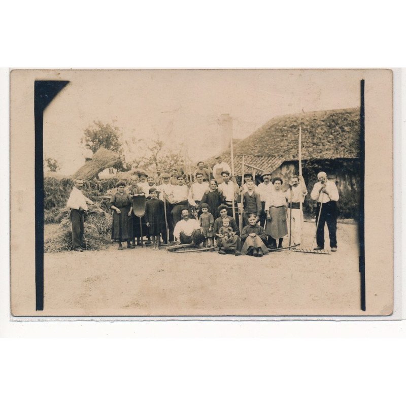 CARTE PHOTO A LOCALISER : fenaisons agriculture - tres bon etat