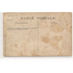 CARTE PHOTO A LOCALISER : paris(?) boucherie de la poste - tres bon etat