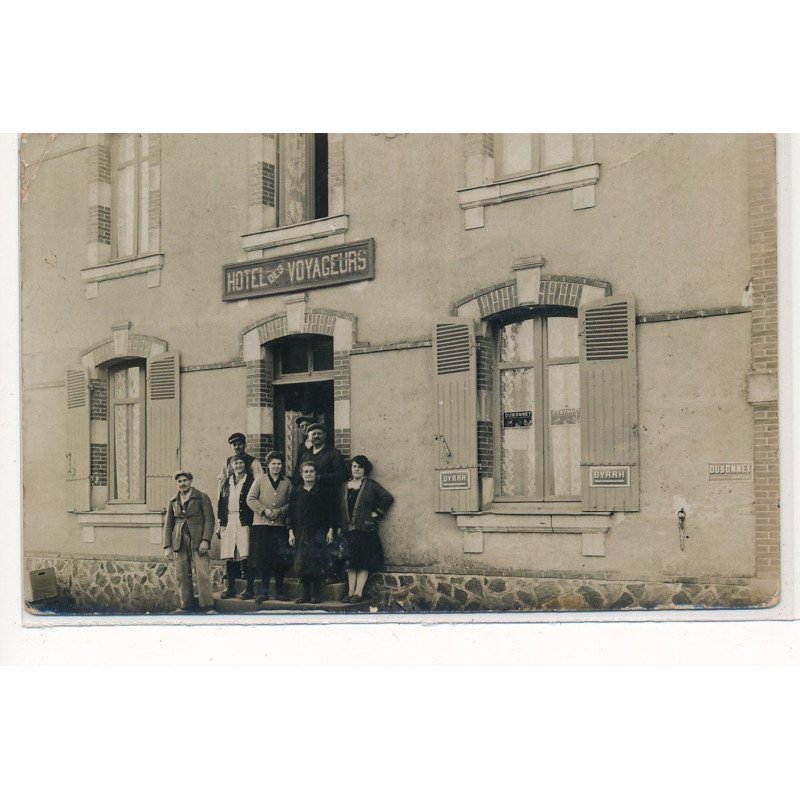 CARTE PHOTO A LOCALISER : hotel des voyageurs, byrrh - etat