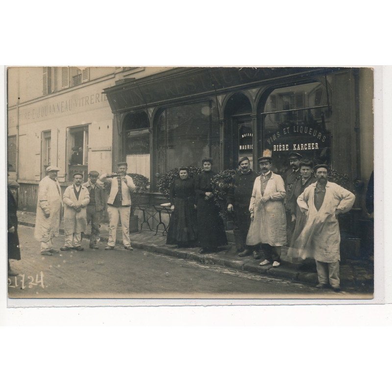 CARTE PHOTO A LOCALISER : cafe maurice - etat