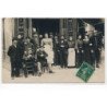 CARTE PHOTO A LOCALISER : paris(?) cachet de autun à cravant, cafe - tres bon etat