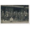 CARTE PHOTO A LOCALISER : paris(?) maison mathieu, cafe, velo - tres bon etat