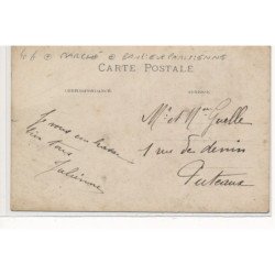 CARTE PHOTO A LOCALISER : marché, banlieu parisienne - tres bon etat