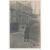 CARTE PHOTO A LOCALISER : paris(?) baron de la roche - tres bon etat