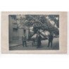 CARTE PHOTO A LOCALISER : cavalcade, avion fleuri - tres bon etat