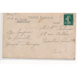 CARTE PHOTO A LOCALISER : paris(?), ecole enfants - tres bon etat