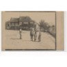 CARTE PHOTO A LOCALISER : interieur de village, 01(?) 69(?) - tres bon etat