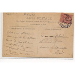 CARTE PHOTO A LOCALISER : paris(?) voiture, E. Legouez article de chasse - etat