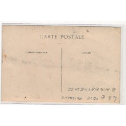 CARTE PHOTO A LOCALISER : fete, foraine, ane, attelage - tres bon etat