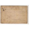 CARTE PHOTO A LOCALISER : paris(?) marchand ambulant, biere pilson, cafe de la poste - etat
