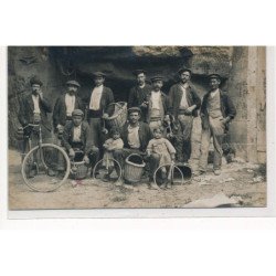 CARTE PHOTO A LOCALISER : champignonniere, velo - tres bon etat