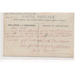 CARTE PHOTO A LOCALISER : champignonniere, velo - tres bon etat
