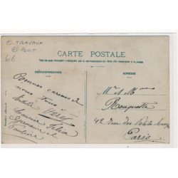 CARTE PHOTO A LOCALISER : travaux, pont, ouvriers - tres bon etat