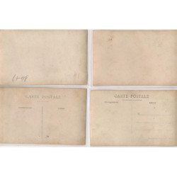 CARTE PHOTO A LOCALISER : paris(?) marechal-ferrand, affiches de cinema (lot de 5CPA) - tres bon etat