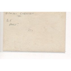 CARTE PHOTO A LOCALISER : vins restaurant, maison cherret, paris(?) - tres bon etat