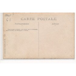 CARTE PHOTO A LOCALISER : paris(?) personnages, café restaurant - tres bon etat