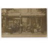 CARTE PHOTO A LOCALISER : paris(?) changement de proprietaire, reouverture 2 avril - tres bon etat