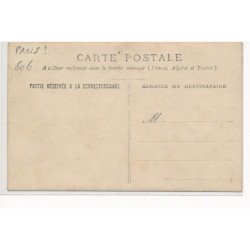 PARIS 15ème :  carte photo de l' etoile d'or cafe restaurant Malesset (place d'Alleray) - tres bon etat