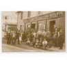 CARTE PHOTO A LOCALISER : etablissement goulet, turpin, pompe à essence - tres bon etat