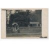 CARTE PHOTO A LOCALISER : renault douville, hotel de la gare correspondant du chemin de fer - tres bon etat