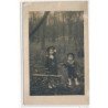 CARTE PHOTO A LOCALISER : enfants jouet canon - etat