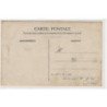 CARTE PHOTO A LOCALISER : paris(?) affiche de cinema, personnages - tres bon etat