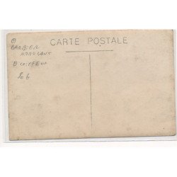 CARTE PHOTO A LOCALISER : barbier ambulant, coiffeur - tres bon etat