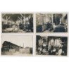 CARTE PHOTO A LOCALISER : emboutissage roucher 5cpa - tres bon etat