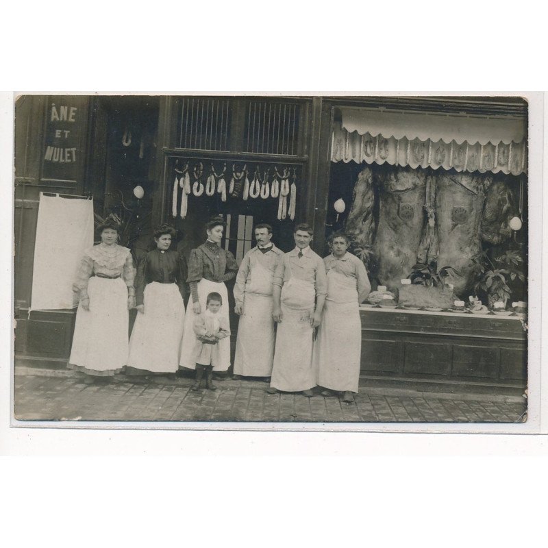 KREMELIN BICETRE : route de fontainebleau, boucherie kremelin bicetre, âne et mulet - tres bon etat