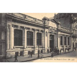 BANQUE DE FRANCE - BORDEAUX : la banque de france - tres bon etat