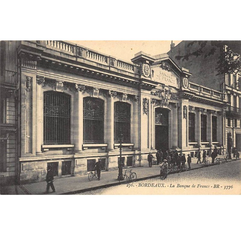 BANQUE DE FRANCE - BORDEAUX : la banque de france - tres bon etat