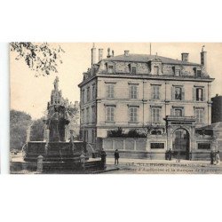 BANQUE DE FRANCE - CLERMONT-FERRAND : fontaine d'ambroise et la banque de france - tres bon etat