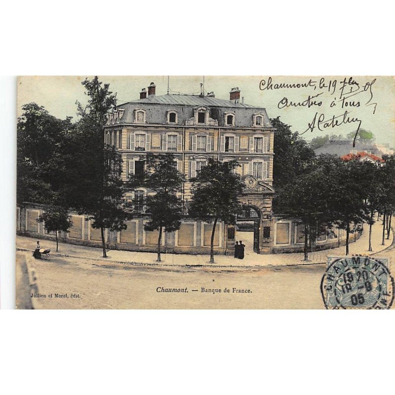 BANQUE DE FRANCE - CHAUMONT : banque de france - tres bon etat