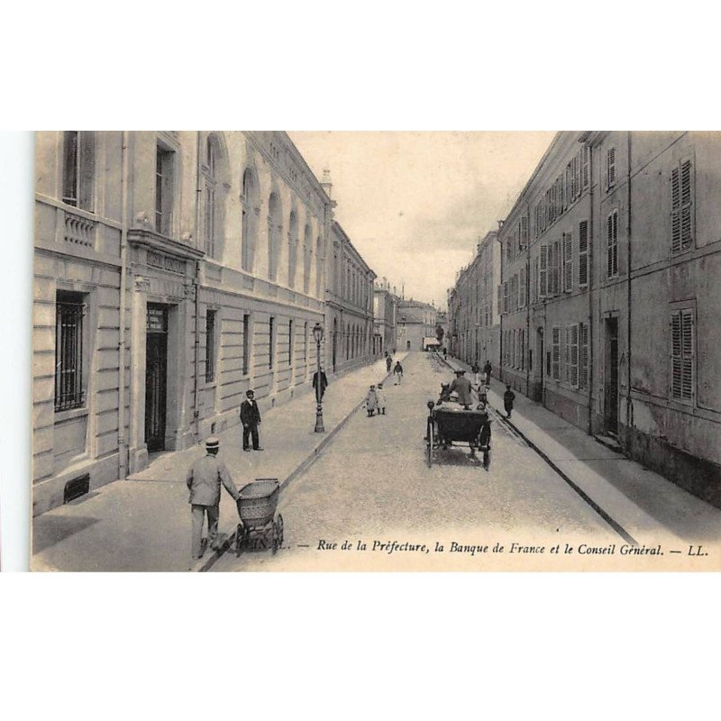 BANQUE DE FRANCE - EPINAL rue de la prefecture la banque de france et le conseil general - tres bon etat