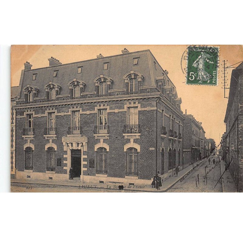 BANQUE DE FRANCE - LISIEUX : la banque de france - tres bon etat