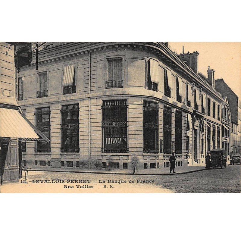 BANQUE DE FRANCE - LEVALLOIS-PERRET : la banque de france, rue vallier - tres bon etat