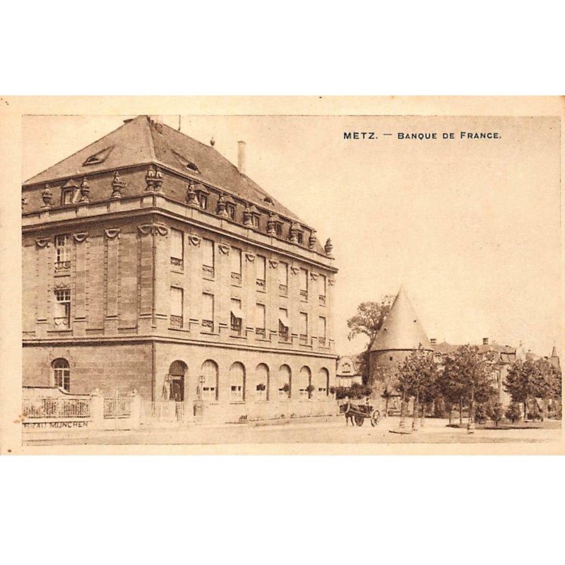 BANQUE DE FRANCE - METZ : banque de france - tres bon etat